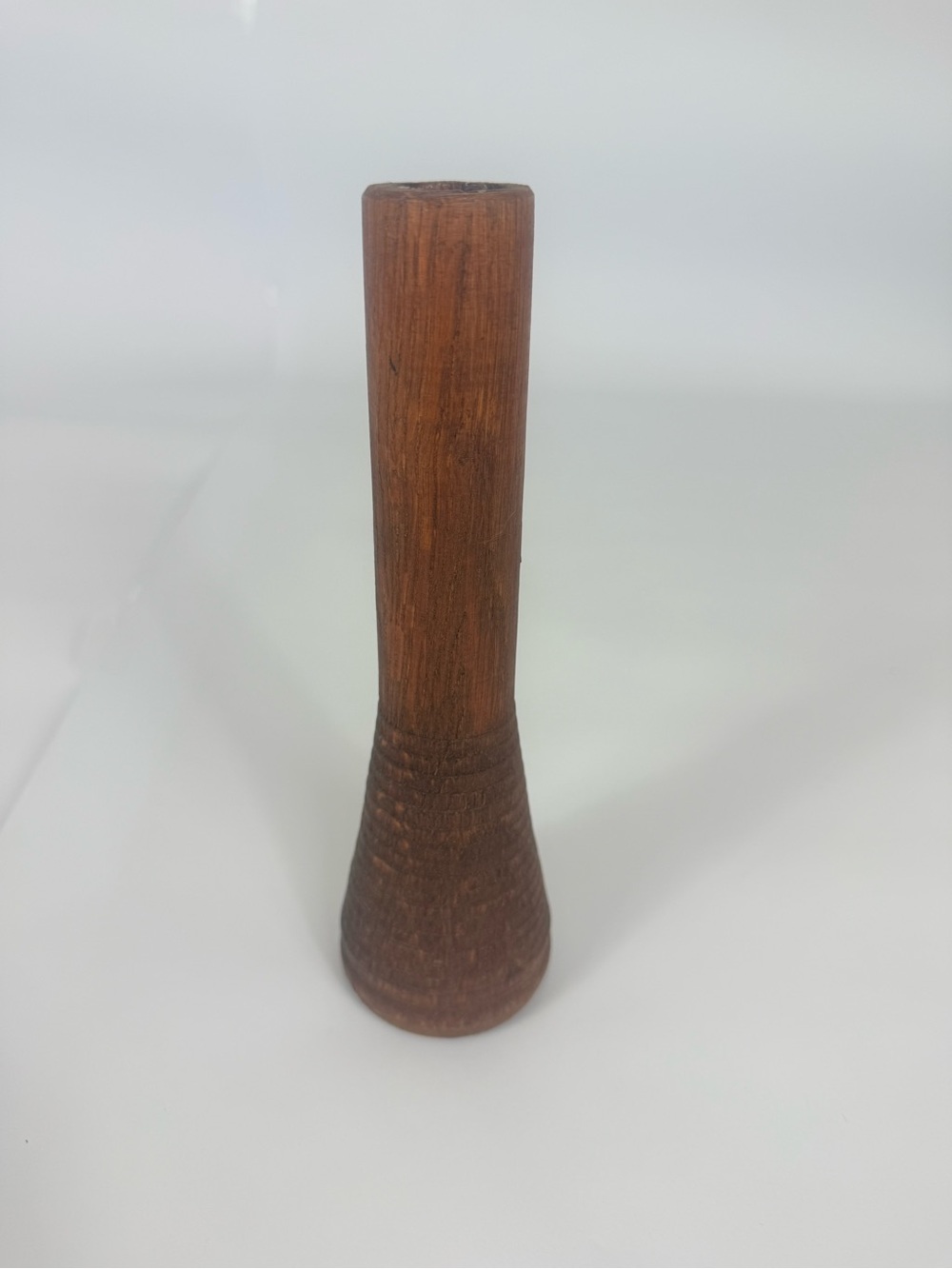 Vintage Wood Bobbin Spool Candle Holder Turned Industrial Textile Decor